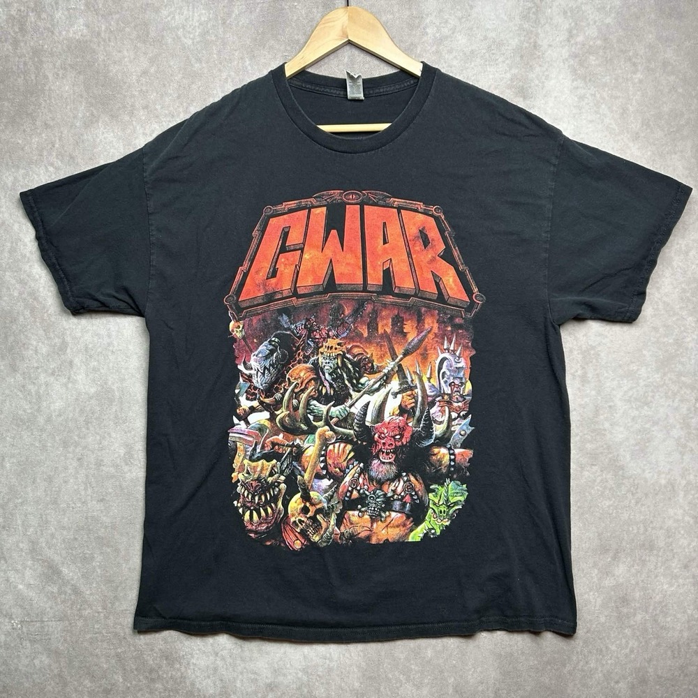 GWAR 2022 Tour T Shirt Mens XL Black Concert Band Tee